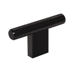 Bouton GRAF forme T aluminium anodisé noir VIEFE