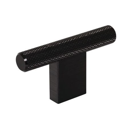 Bouton GRAF forme T aluminium anodisé noir VIEFE 0430060L24