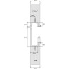 Poignée profil 768 UP aluminium HERRAJES
