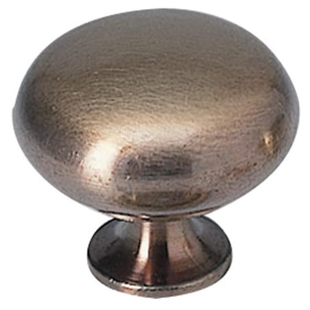 Bouton anglais 1026 laiton patiné