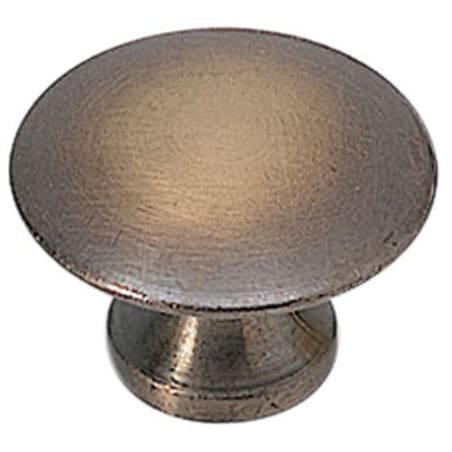 Bouton lentille laiton patiné