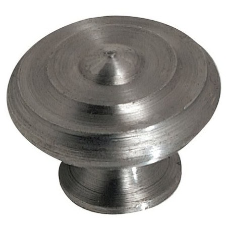 Bouton rustique fer poli 090007