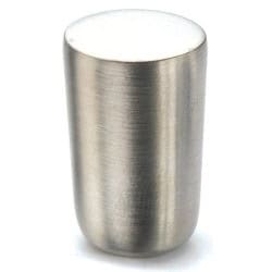 Bouton mini 8163 zamak nickelé brossé ESTAMP