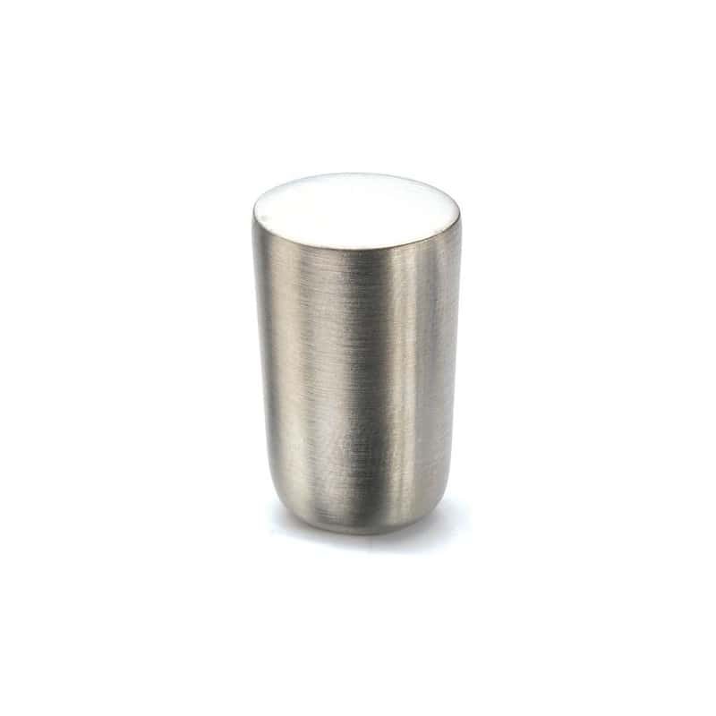 Bouton mini 8163 zamak nickelé brossé ESTAMP