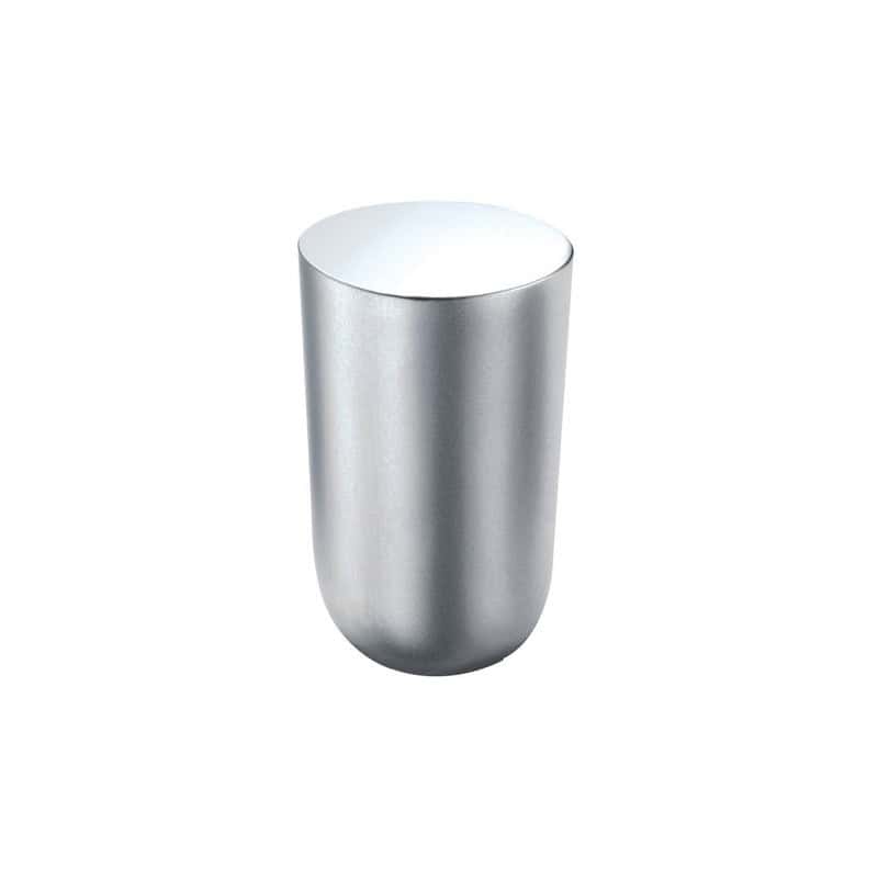 Bouton mini 8163 zamak chromé mat ESTAMP