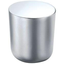 Bouton mini 8161 zamak chromé mat ESTAMP