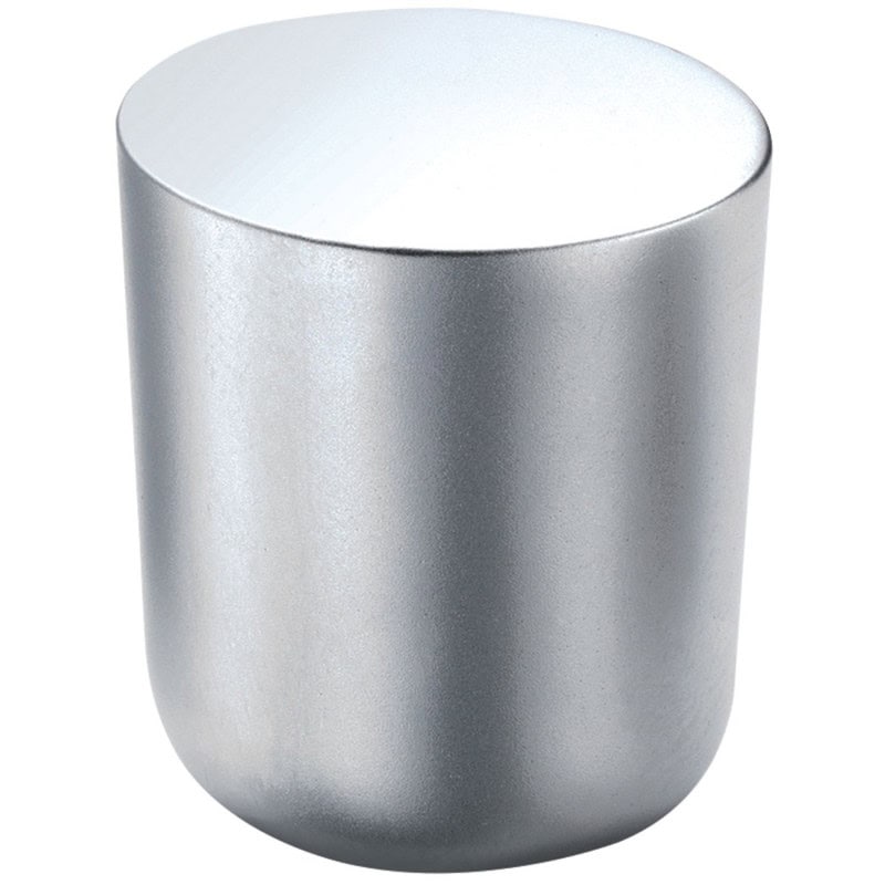 Bouton mini 8161 zamak chromé mat ESTAMP