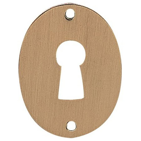 Entrée ovale laiton patiné 247960