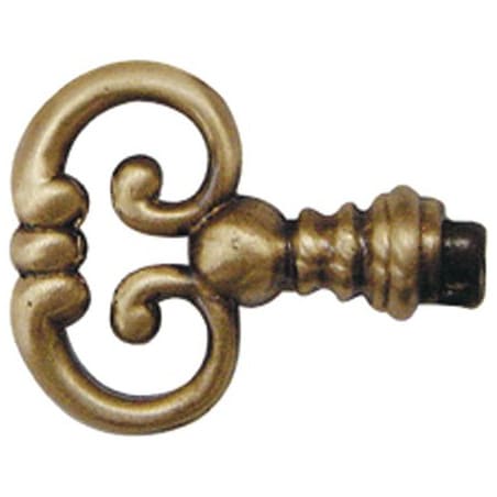 Fausse clé cuisse de grenouille laiton patiné 157000