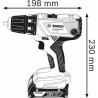 Perceuse visseuse GSR 18V-21 sans fil 2 Ah BOSCH 06019H100A