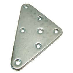 PLATINE TRIANGULAIRE TARAUDEE M8X125
