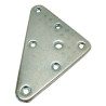 Platine triangulaire taraudée M8X125 295Z500