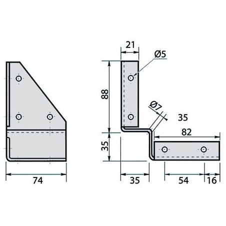 FERRURE DE TABLE