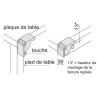 FERRURE RABATTABLE