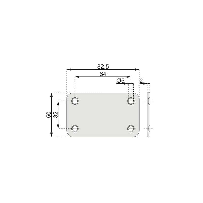 CLEM - PLAQUE DE FIXATION 333