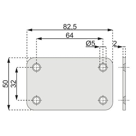 CLEM - PLAQUE DE FIXATION 333