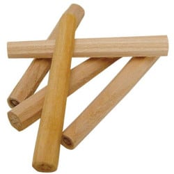 Cheville bois octogonale Merisier