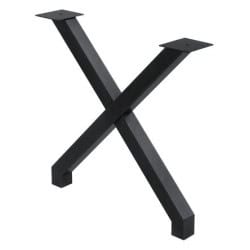 Pied snack en  X  Hauteur 710 mm MANART