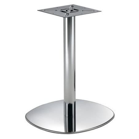 Pied snack design chromé - 730 mm diamètre 80 MANART