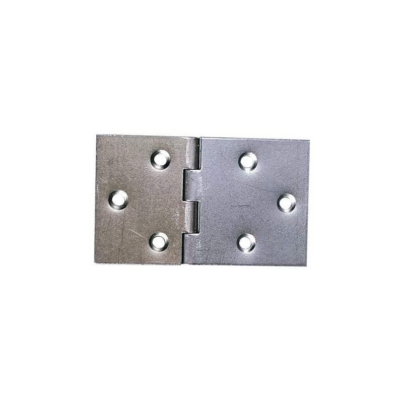 Charnière de table Acier brut double feuille
