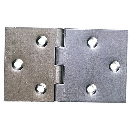 Charnière de table Acier brut double feuille
