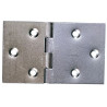 Charnière de table Acier brut double feuille