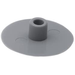 Cache pour boîtier excentrique diamètre 15 mm gris PERMO
