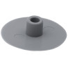 Cache pour boïtier excentrique diamètre 15 mm gris PERMO CO516PB00000(CF04PB)