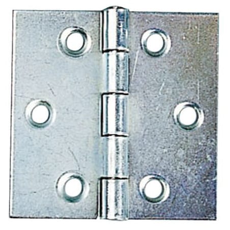 Charnière carrée simple feuille Acier zingué