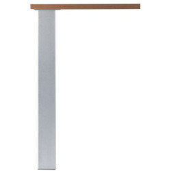 Pied snack- 1 100 mm diamètre 60 Blanc brillant CAMAR