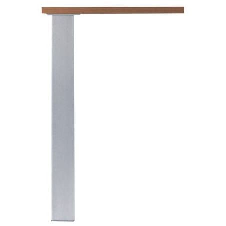 Pied de table - 870 mm carré 80 réglable Laqué blanc mat CAMAR 649870201CN
