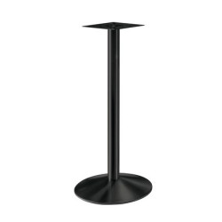 Pied snack - 1 100 mm diamètre 80 Noir mat CAMAR