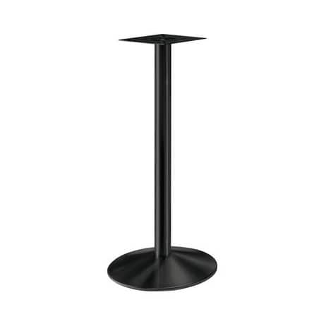Pied snack - 1 100 mm diamètre 80 Noir mat CAMAR 56CM 110NOIR