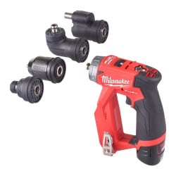 Perceuse 12V 4 mandrins M12 FDDXKIT-202X MILWAUKEE 4933464979