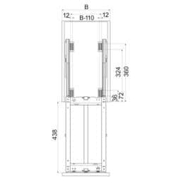 Armoire coulissante DISPENSA junior III KESSEBOHMER