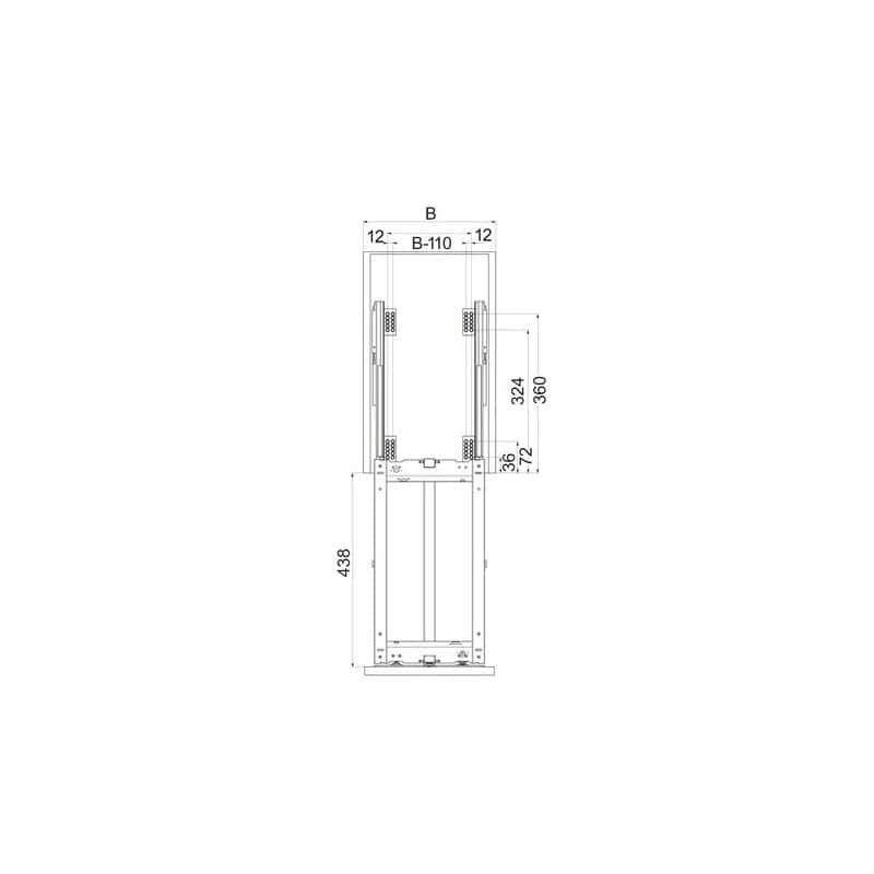 Armoire coulissante DISPENSA junior III KESSEBOHMER