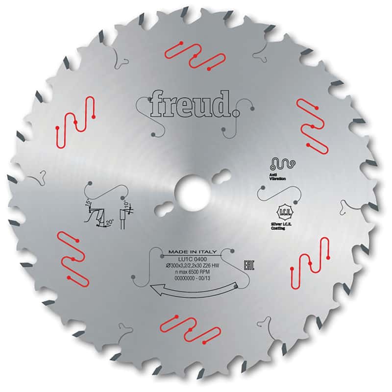Lame de scie Ø 300 mm - 26 dents - bois massifs - FREUD F03FS04595
