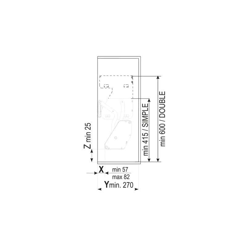 Système escamotable Imove double plateaux KESSEBOHMER
