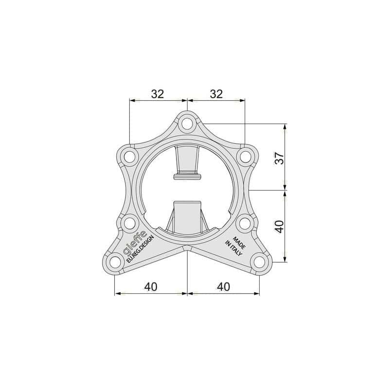 Pied de table - 710 mm diamètre 60 GENERIK