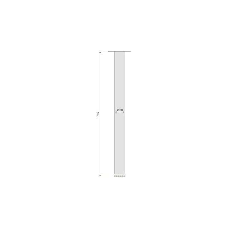 Pied de table - 710 mm diamètre 60 GENERIK