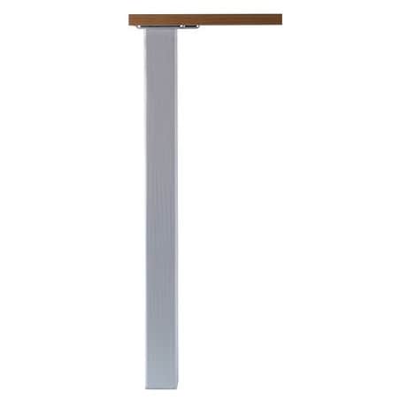Pied de table - 870 mm carré 60 Aspect inox brossé CAMAR 646870101RN