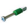 Goujon acier avec bague filet bois Zingué PERMO CO1225FZ00000 TC02ZG