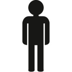 Ideogramme adhésif homme NORMBAU ALLEGION