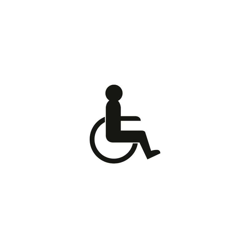 Ideogramme adhésif  Handicapé NORMBAU ALLEGION