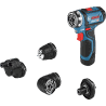Pack 5 outils 12V GSR FC + GOP + GHO + GWS + GST + 3 batteries + chargeur BOSCH 0615A0017D