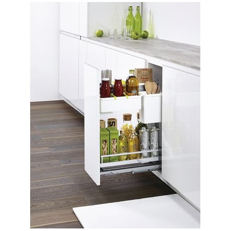 Armoire coulissante - Pour meuble 400 mm - DISPENSA junior III GRIS