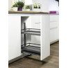 Armoire coulissante  - Pour meuble 300 mm - DISPENSA junior III ANTHRACITE