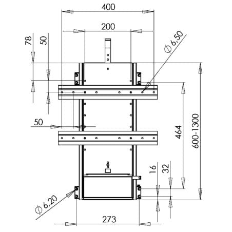 Système de levage électrique TS700C pour écran plat