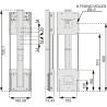 Système de levage mécanique Push-Pull pour écran tv plat