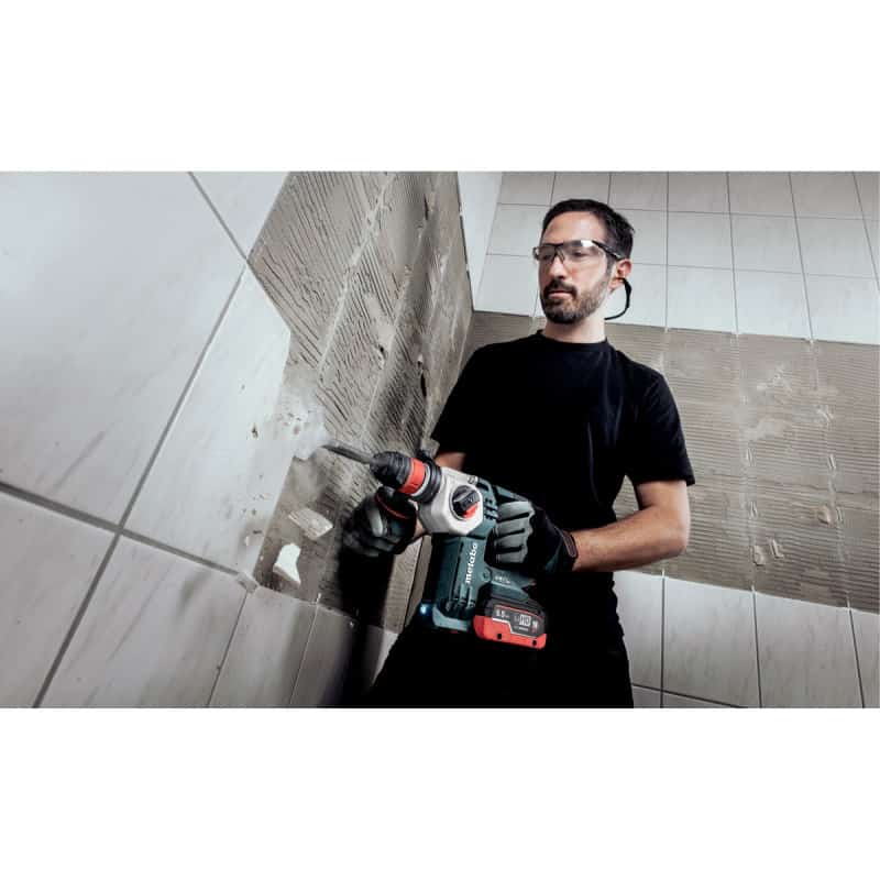 Marteau perforateur burineur 18 V KHA 18 LTX BL 24 Quick SET ISA METABO 600211900